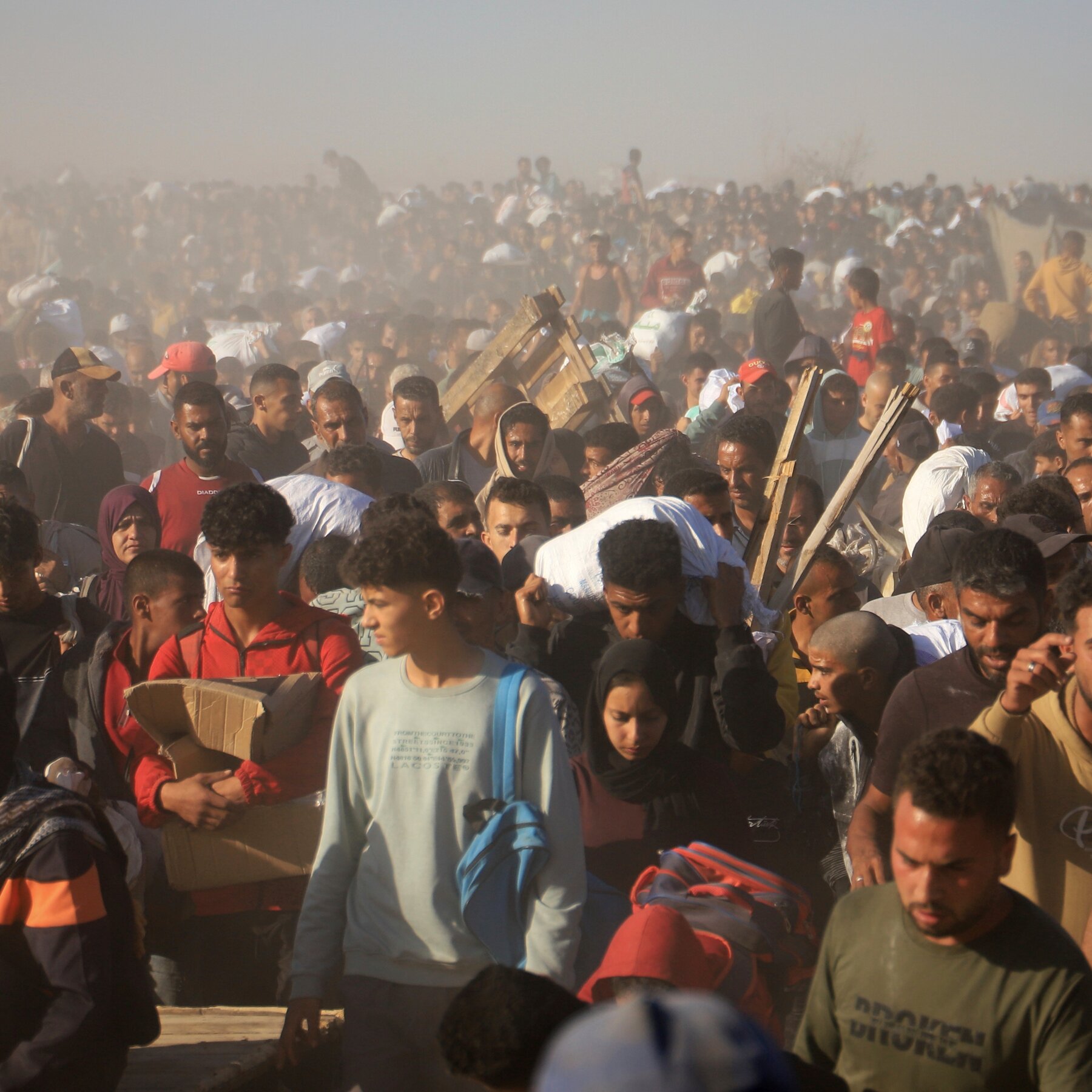Israel Intensely Bombards Gaza Amid Chaos Surrounding Aid Handouts
