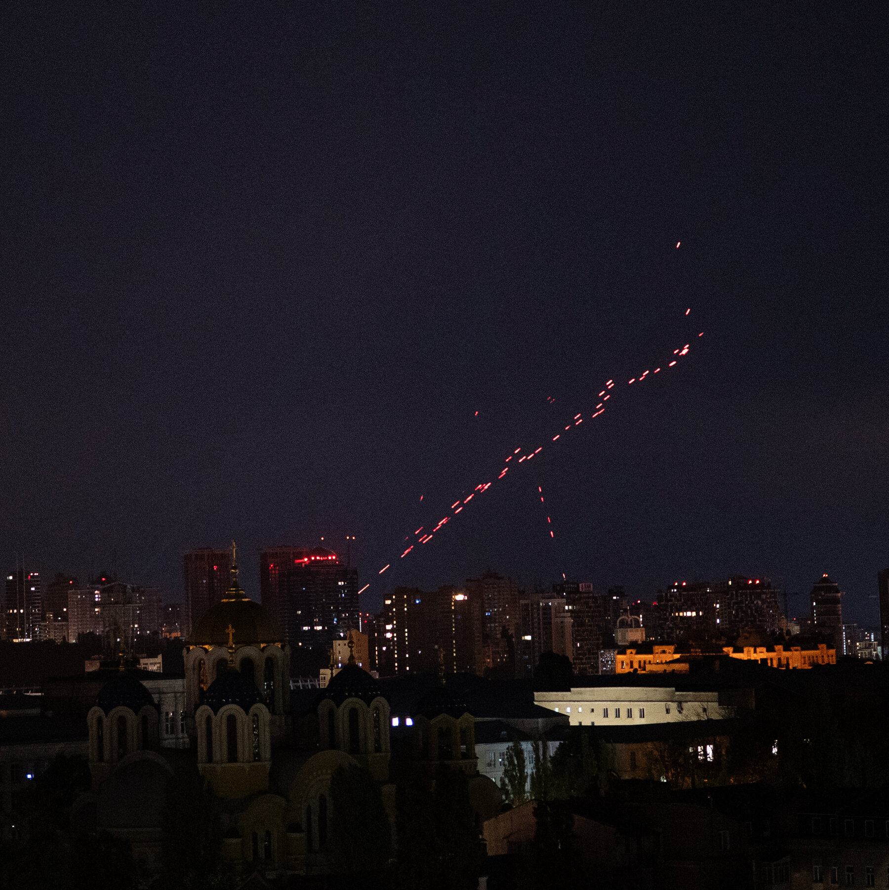 With Sirens Screeching and Explosions in the Sky, Kyiv Struggles to Sleep