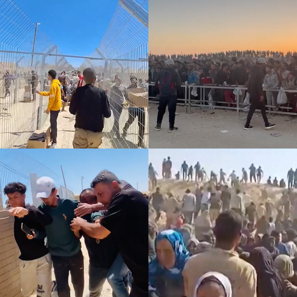 Videos Show Chaos Around Israeli-Backed Gaza Food Sites