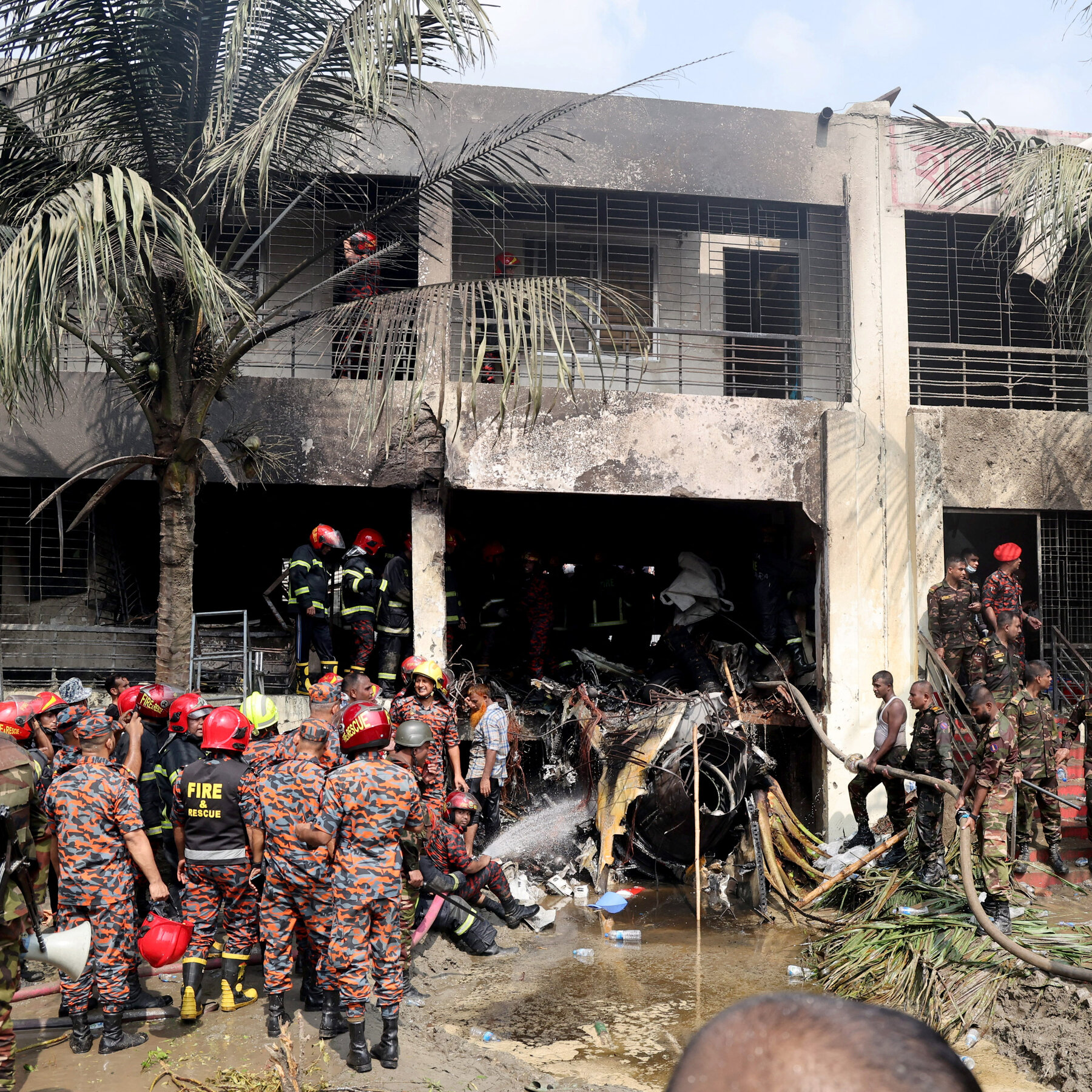 Bangladesh Air Force Plane Crashes Into School, Killing at Least 19