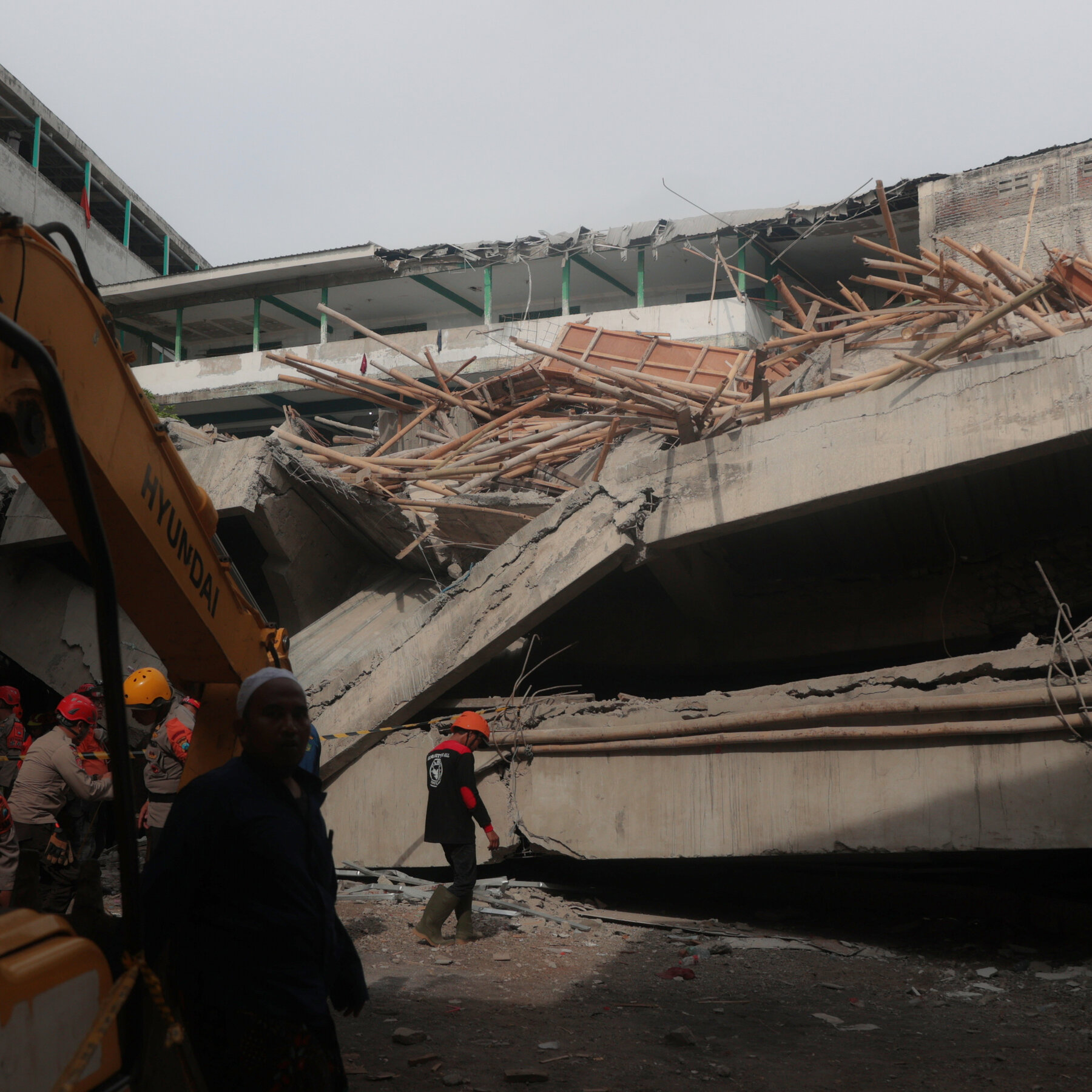 Dozens of Students Are Missing After School Collapses in Indonesia