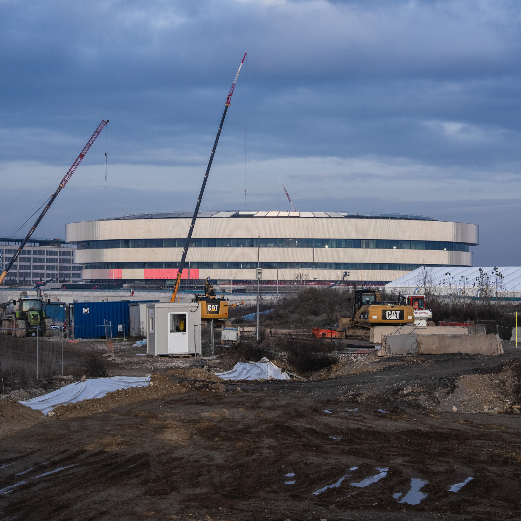How Italy Is Struggling to Finish an Ice Rink Before the Olympics