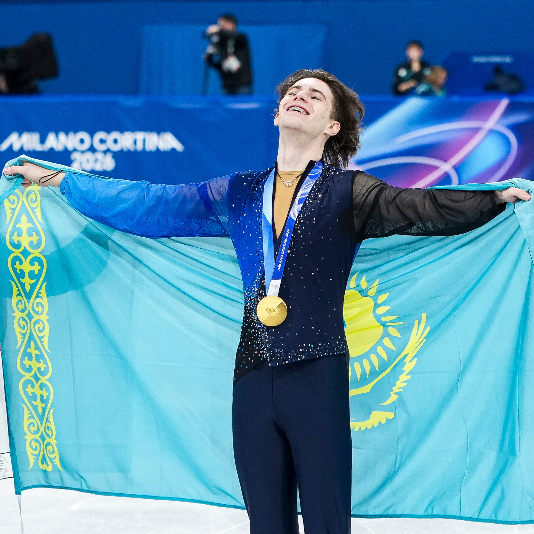Lucas Pinheiro Braathen of Brazil and Mikhail Shaidorov of Kazakhstan Win Olympic Gold Medals