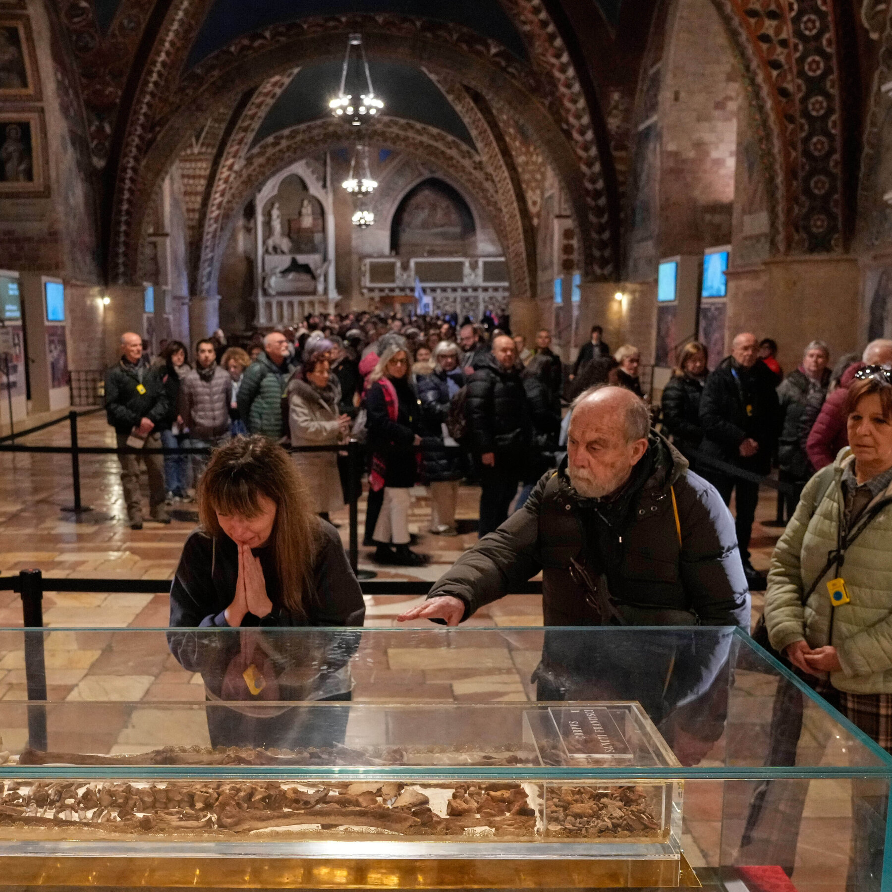 St. Francis’ Remains, Rarely Seen, Go on Display in Assisi
