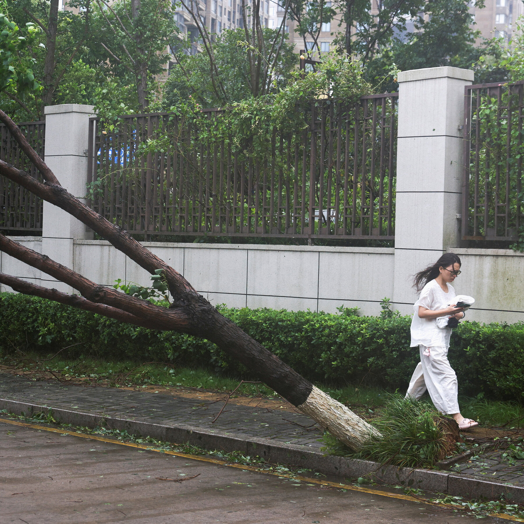 Typhoon Bavi Hits China, Causing Evacuations, Floods and Flight Delays
