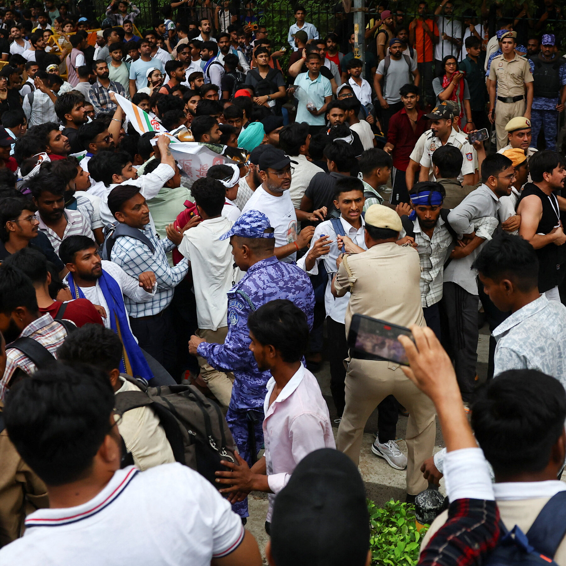 India’s CJP Party Leads Protest March to Parliament After Exam Leaks