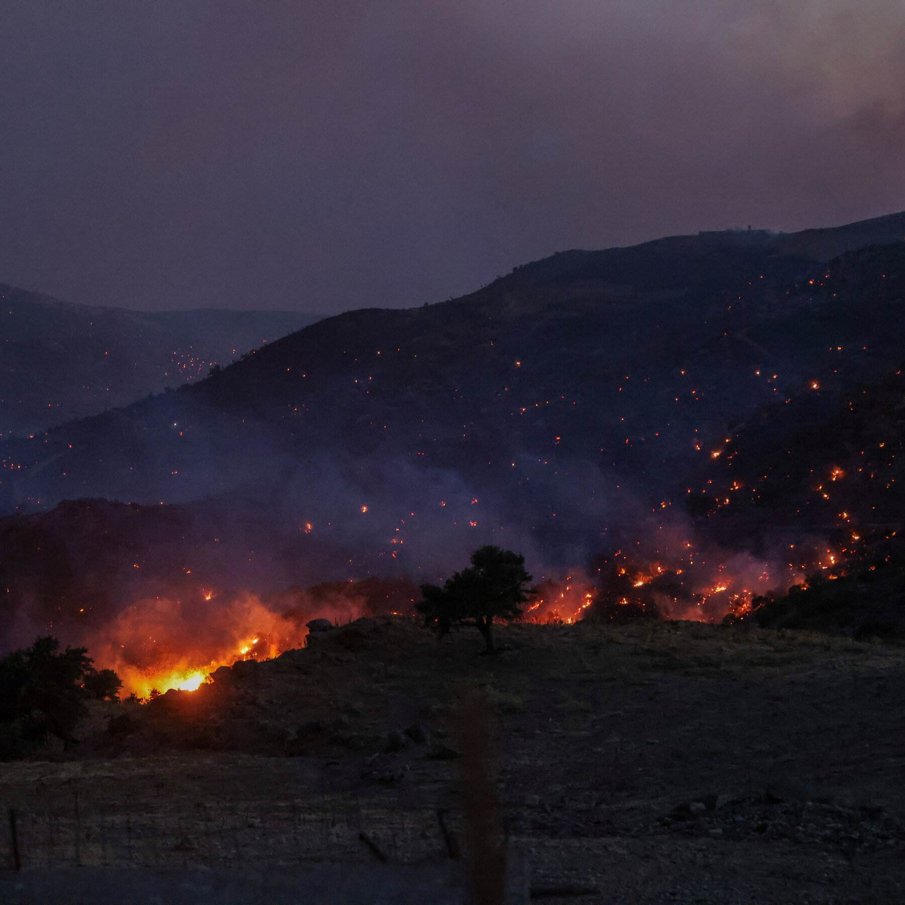 Wildfires in Greece Kill 3 Firefighters as Blazes Still Burn in France and Spain
