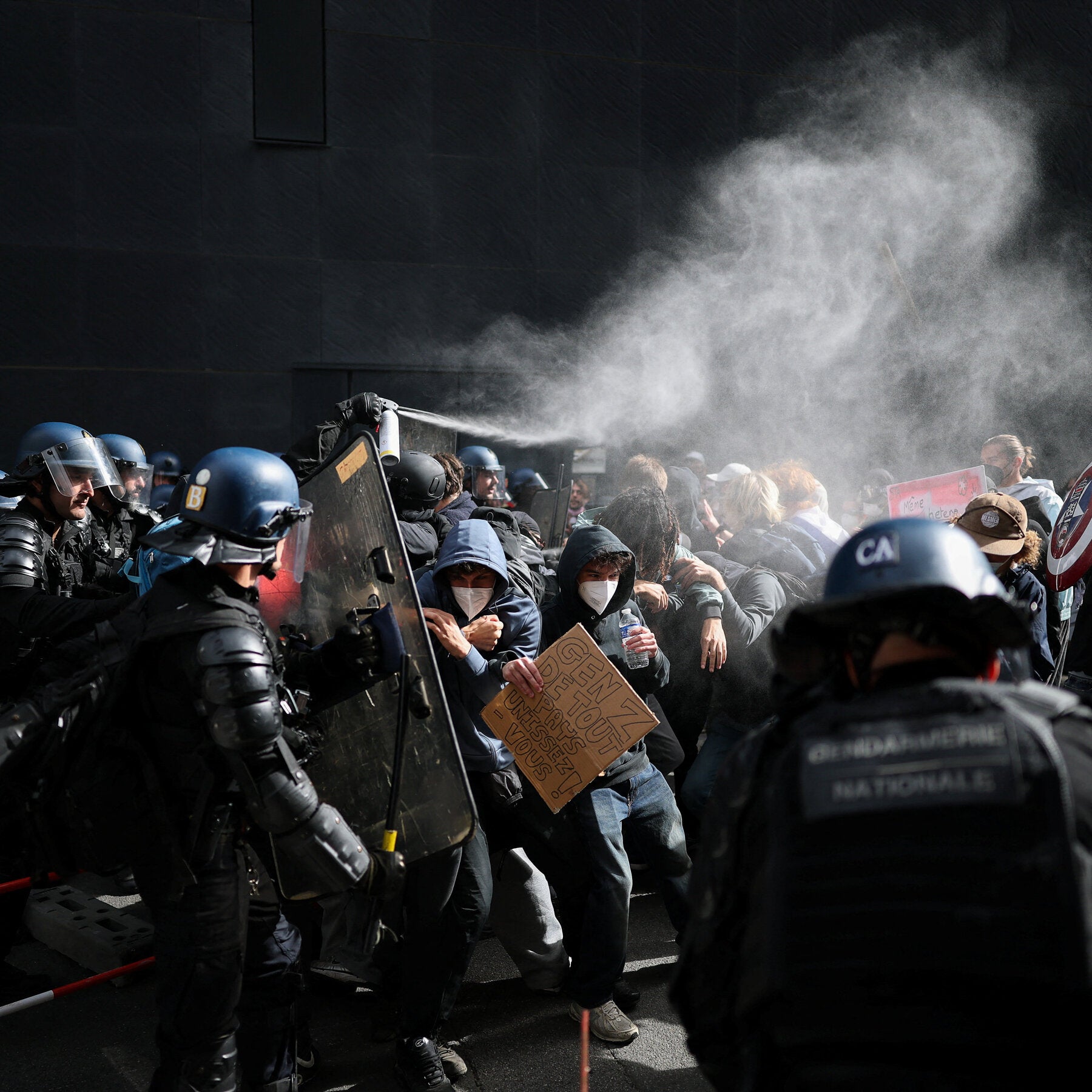 French Student Protests Continue as Government Seeks Way Out of Crisis
