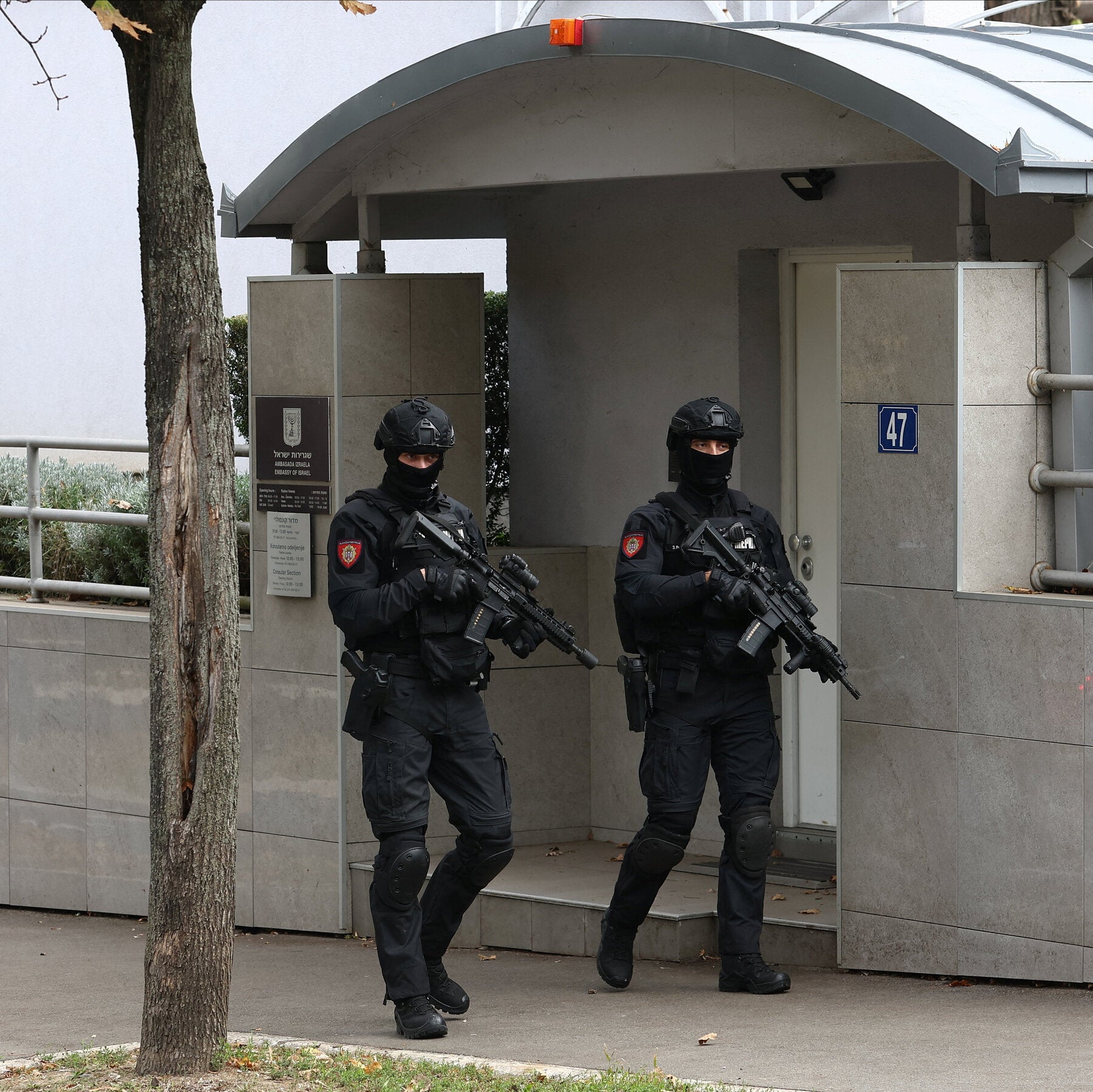 Knife-Wielding Attacker Fatally Shot Outside Israeli Embassy in Serbia